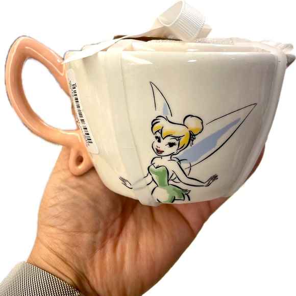 NWT Rae Dunn Tinkerbell Measuring Cups with pink handle & interior - Picture 2 of 5